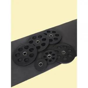 베스코 홈트 바벨 원판 헬스 웨이트 7홀 중량 105kg SET 벤치프레스