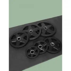 베스코 바벨 원판 헬스 홈트 벤치프레스 5홀 중량 105kg SET