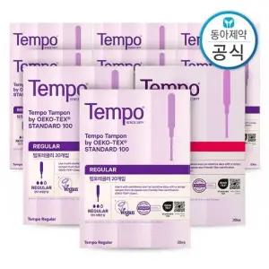 [템포] 탐폰 생리대 레귤러 80매+슈퍼 100매 총180매