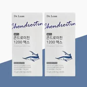 닥터린 콘드로이친 1200 맥스 1200mg x 60정 2박스 콘도로이친 부모님무릎 철갑상어