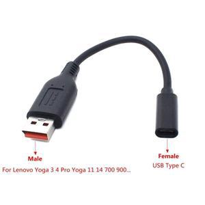 USB C타입 PD 충전 케이블 Lenovo Yoga 3 4 Pro 700S Miix 710 Miix2-11 노트북 용 Dc 전원 어댑터 플매트