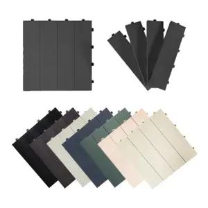 테라스 마루 방수 데코타일 조립식깔판 36p 아파트 현관 베란다