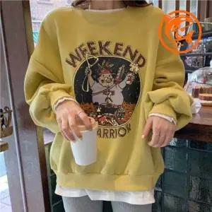 여성 기모 긴팔 티셔츠 부드러운 레이어드 캐주얼 맨투맨 스타일 따뜻한 봄가을 티셔츠