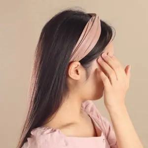 가죽 헤어밴드 머리띠 긴머리 헤어잡기