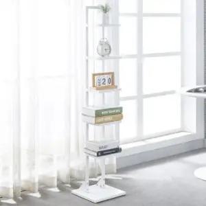 정리함 플레어 스탠딩 인테리어 북선반 책정리선반 화이트