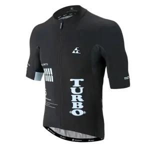 MCN 니트블랙 반팔져지 자전거의류상의