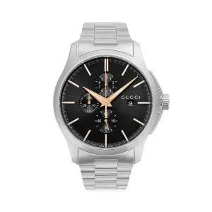 구찌 YA126272 G타임리스 남성 메탈 쿼츠 44mm