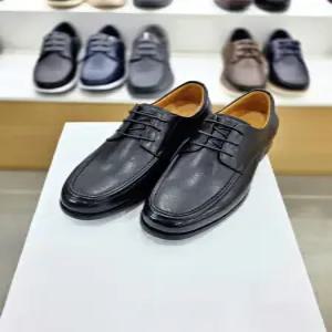 [모다아울렛][탠디]경량 광폭 데일리 남성 4CM굽 정장 구두 블랙 Y25011_DG