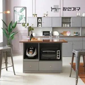 [장인가구]브런치G 아일랜드 식탁(광파렌지대형)