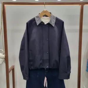 [무자크]셔츠레이어드밑단밴딩모직자켓MQ1WJK09_GM