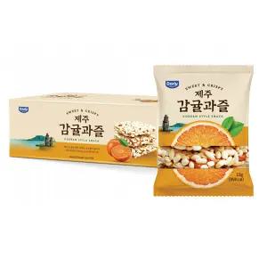 Dorly 제주감귤과즐 660g / 22g x 30 한과 수제 선물세트 강정 전통과자