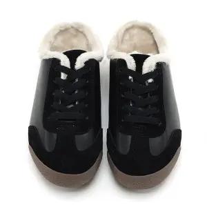 뮬블로퍼 남자 뮬스니커즈 슬리퍼 겨울화 방한 슈즈 털신발