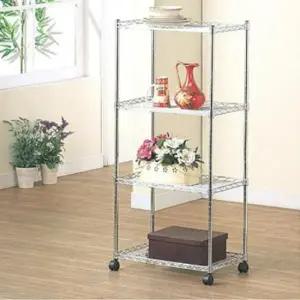 이동식트롤리 선반 4단 철제 팬트리 수납함 이동식 트롤리 틈새