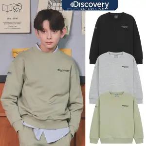 [롯데백화점]디스커버리익스페디션 DKTR36051 키즈 에센셜 스몰로고 트레이닝 맨투맨