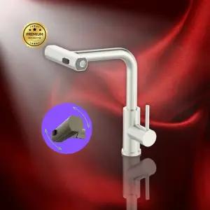 2way 싱크대 니켈 서스 주방 거위목 와이드 폭포수 싱크대수전 헤드 교체