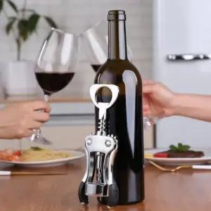 와인 병따개 그립 와인오프너 따개 겸용 와인따개 블랙 (WFJW0OP)