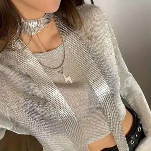 댄스 넥 스카프 메탈 일화 SH1095