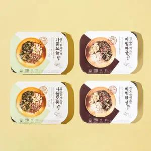 [하늘농가][김도윤셰프]국산 나물모둠/비빔한상(120g*각2팩) 4팩