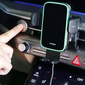 차량용핸드폰거치대 자동 송풍구 스마트폰 차량용 무선 충전 거치대 고속