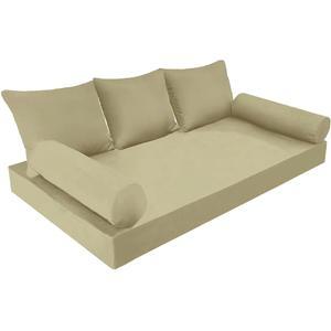 트윈 사이즈 현관 내구성 호환 시트 파티오 커버 세트 가구 방수 피팅 데이베드 세탁기 쿠션 슬립 스윙 매트리스 야외 베개 지퍼 침대