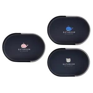 타원형 발매트 약40x60cm 디자인랜덤 규조토 (KYR-WAD9F30)