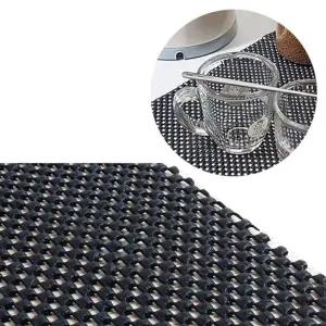 잘라쓰는 논슬립매트 30x50cm 블랙 미끄럼방지 주방 (KYR-WEF1222)