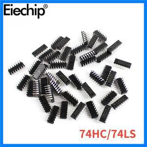 50PCS 집적 회로 로직 IC 74HC/74LS DIP-14 5 값 칩 분류 키트 전자 부품