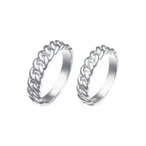 [셀러에이드](윌터 CR-21 )커플링 실버커플링 패션 커플 반지 악세서리 우정반지