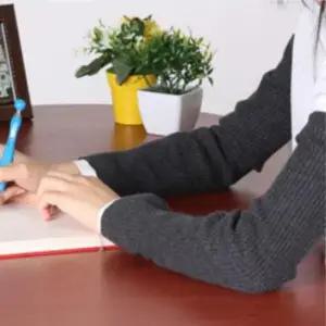 방한팔토시 2색 골지 손가락 구멍 손등 덮는 팔 토시 겨울 1개