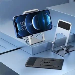 폰거치대 휴대용 테이블 핸드폰 받침대 접이식 각도 조절