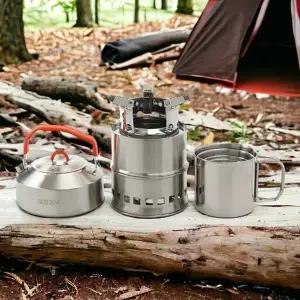 ( )캠핑 낚시 주전자 스토브 세트1L 4종 컵 포함