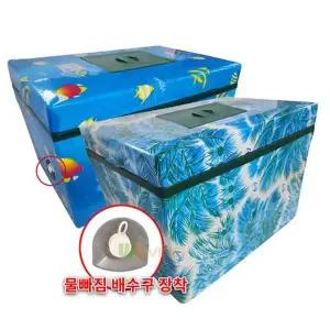 [오너클랜]아이스박스2호왕왕대/업소용145리터보조뚜껑/880x570x580 배수구형