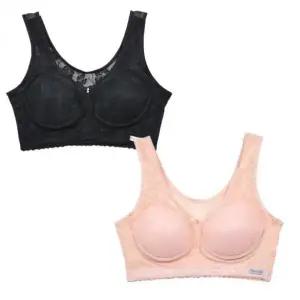 여성용 인견 무봉제 브라 B컵 풀커버 노와이어 런닝형 이너웨어