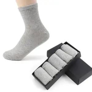 [패션] 스탠다드 남성 중목 양말 10켤레 그레이 면양말