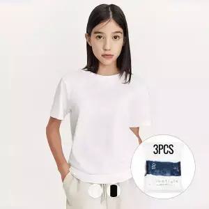 [지오다노주니어] 03245801 루즈핏 레이어드 반팔티(공용,3PCS)