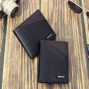 [셀러에이드]남성용 반지갑 2컬러 컴팩트 카드수납 지폐포켓 중지갑 캐주얼