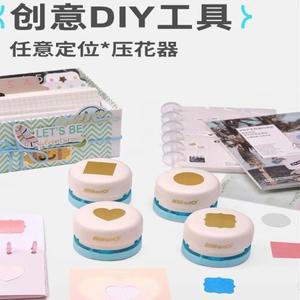 수공예품과 스크랩북을 위한 원형 레이스 몰드가 있는 프리미엄 수동 엠보싱 기계