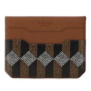 지오메트릭 패턴 가죽 카드지갑 SCAH001 283