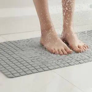 욕실 논슬립 샤워 발매트 미끄럼방지 주방 매트 카키 (KYR-WE5D364)
