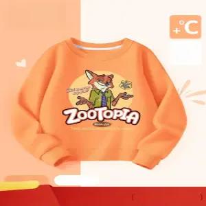 주토피아 티셔츠 맨투맨 캐릭터 남아 여아 라운드 오버핏 아동 면