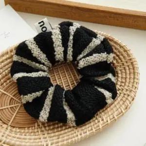 [신세계라이브쇼핑][옷자락] 여성 신축성 트위드 줄무늬 헤어밴드