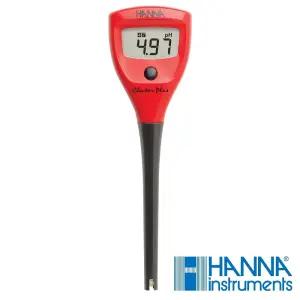 휴대용 pH 테스터기 한나 수질측정기 HI-98100 포켓 사이즈 범위 0.00 ~14.00 pH  농업 실험실