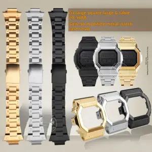 호환  견고한 금속 시계 스트랩 베젤 카시오 GSshock 대형 블록 GX-56BB GXW-56 스테인레스 스틸 케이스 시