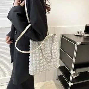 [룽스]유니크숄더백 여성 숄더백 와플3