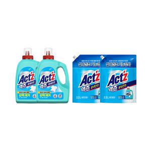 피죤 액츠 퍼펙트 실내건조 겸용 3L, 2개 + 리필 2.2L, 2개