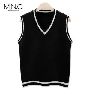 [엠엔씨]배색라인 브이넥 조끼 (MDKN580SO)