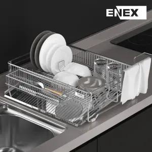 에넥스 올스텐 304 1단 식기건조대 설거지건조대 물빠짐 그릇 정리대