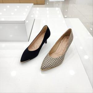 [탠디]by미셸 120040 원단소재 골드피싱 6m굽 여성 펌프스 구두 cc1_CC