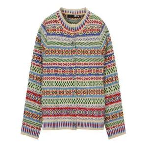 [BNX]라운드넥 데일리 에스닉 패턴 니트 가디건 BW4CD021L0 _P375310870