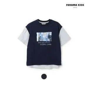 [보리보리/레노마 키즈]남아 선염ST믹스 티셔츠 (R2421T118_11)